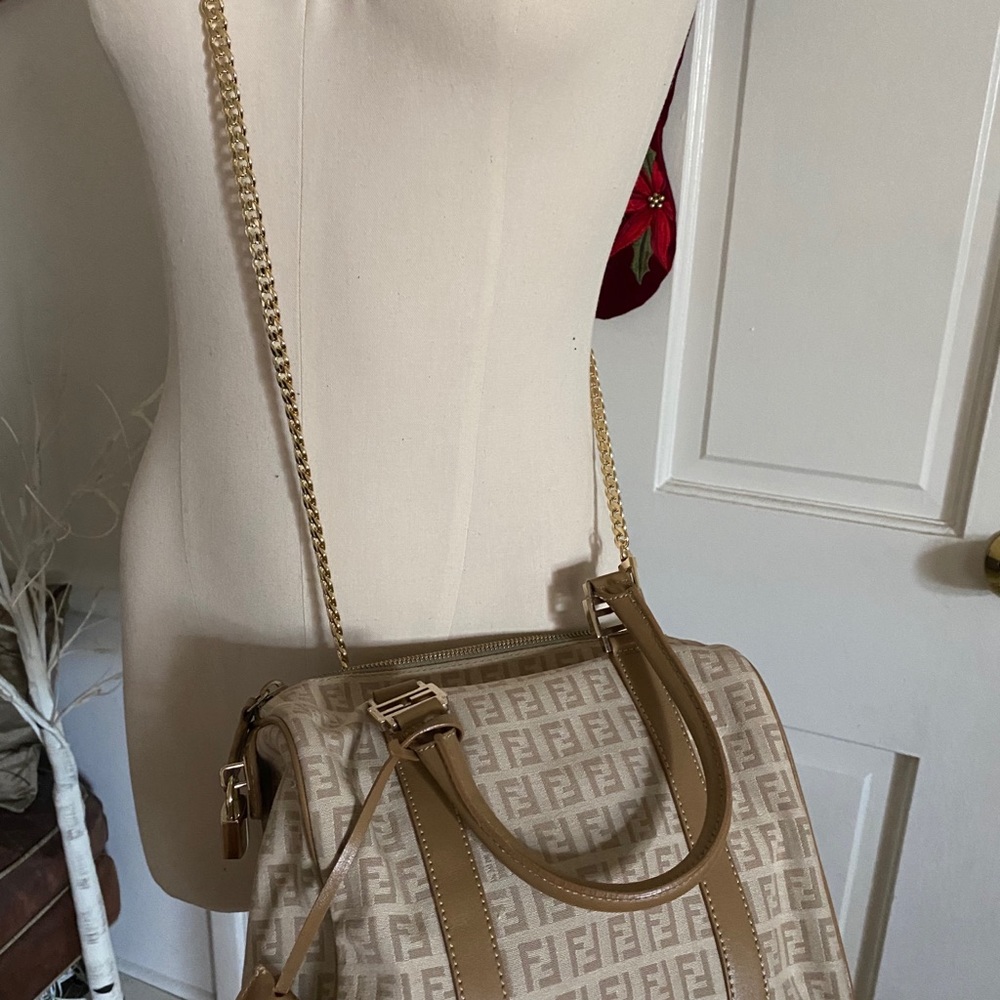 -SOLD- New Authentic Fendi Zucca mini Boston bag - Picture 14 of 14